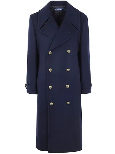 Polo Ralph Lauren Lg Pct-lined-coat In Blue