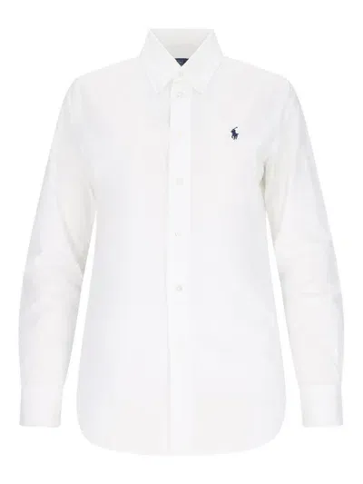 Polo Ralph Lauren Logo Shirt In White