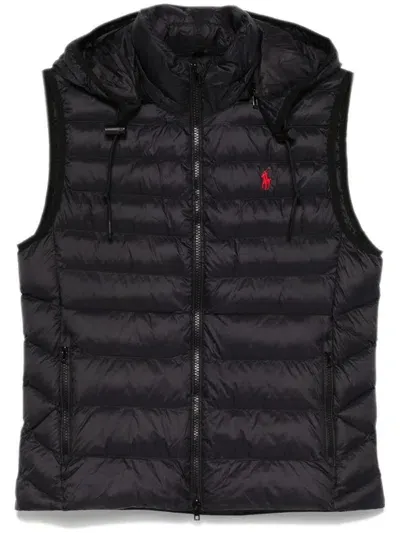 Polo Ralph Lauren Polo Pony-embroidered Gilet In Blue