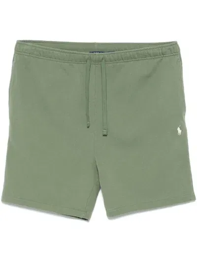 Polo Ralph Lauren Polo Pony-embroidered Track Shorts In Green