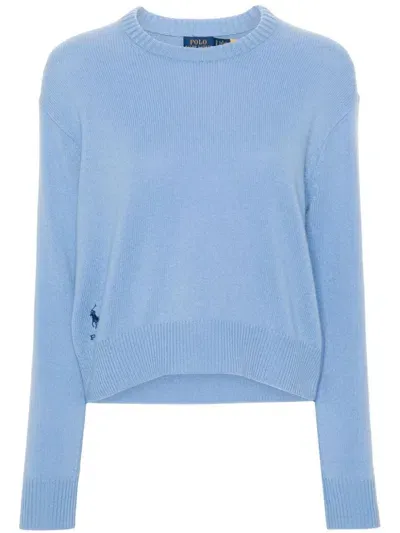 Polo Ralph Lauren Polo Pony-motif Sweater In Blue