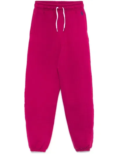 Polo Ralph Lauren Polo Pony Track Pants In Pink