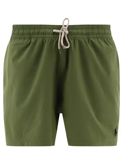 Polo Ralph Lauren Swimming Trunks In Green