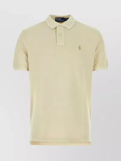 Polo Ralph Lauren Sand Piquet Polo Shirt In Beige O Tan