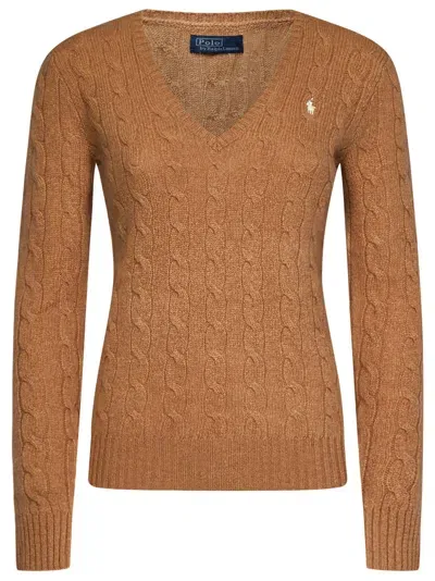 Polo Ralph Lauren Sweater In Brown