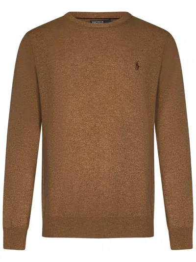 Polo Ralph Lauren Sweater In Brown