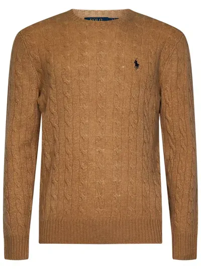 Polo Ralph Lauren Sweater In Beige