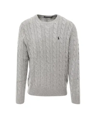 Polo Ralph Lauren Sweater In Fawn Grey Heather