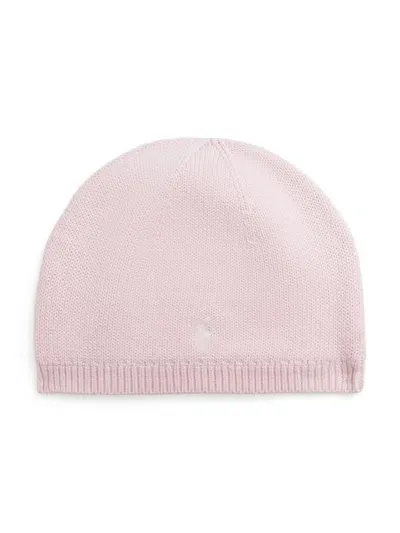 Polo Ralph Lauren Sweater Hat In Pink & Purple