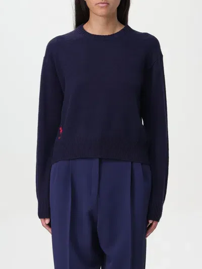 Polo Ralph Lauren Sweater  Woman Color Blue In Blau