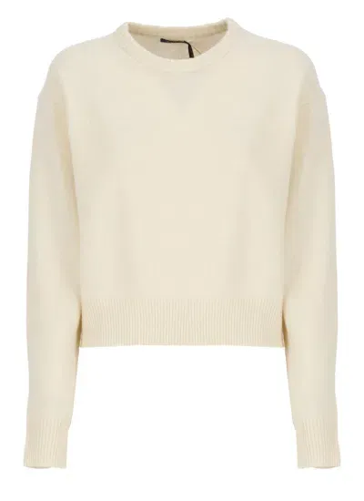 Polo Ralph Lauren Sweater With Pony  In Neutrals