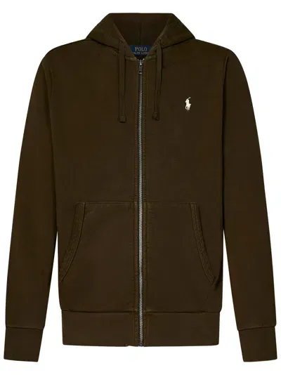 Polo Ralph Lauren Sweatshirt In Green