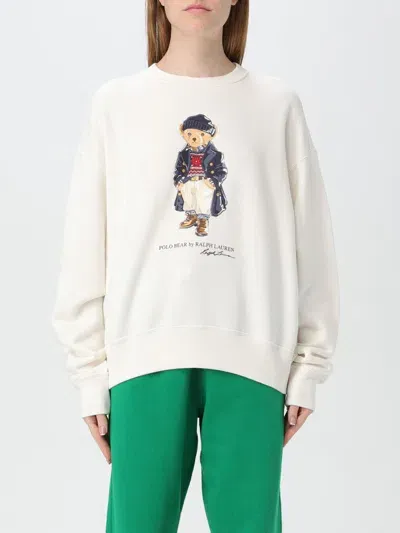 Polo Ralph Lauren Sweatshirt  Woman Color White In Weiss