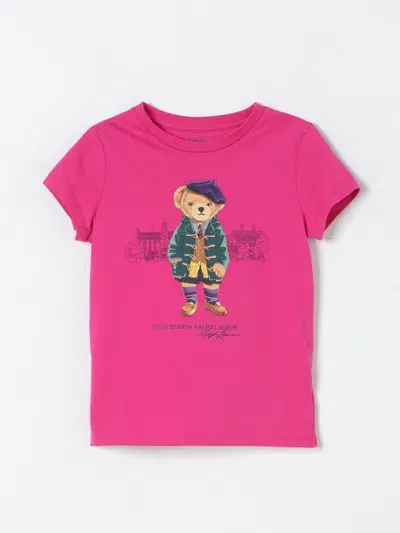 Polo Ralph Lauren T-shirt  Kids Color Fuchsia