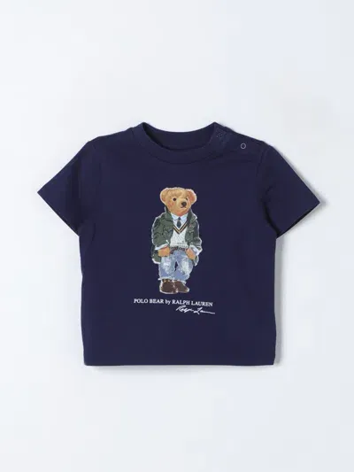 Polo Ralph Lauren Babies' T-shirt  Kids In Navy