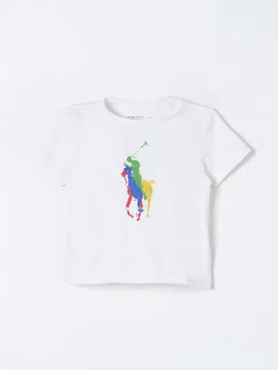 Polo Ralph Lauren Babies' T-shirt  Kids Color White