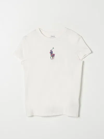 Polo Ralph Lauren T-shirt  Kids Color White In Weiss