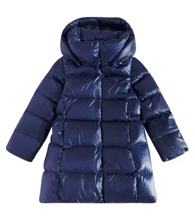 Polo Ralph Lauren Kids' Technical Down Coat In Blue