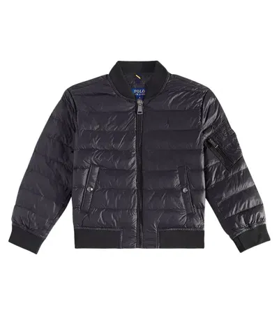 Polo Ralph Lauren Kids' Tera Bomber Jacket In Black