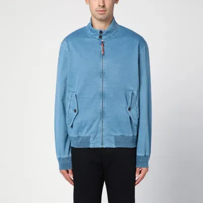 Polo Ralph Lauren Garment-dyed Chino Jacket In Blue