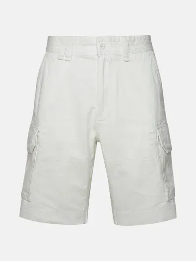 Polo Ralph Lauren White Cotton Bermuda Shorts