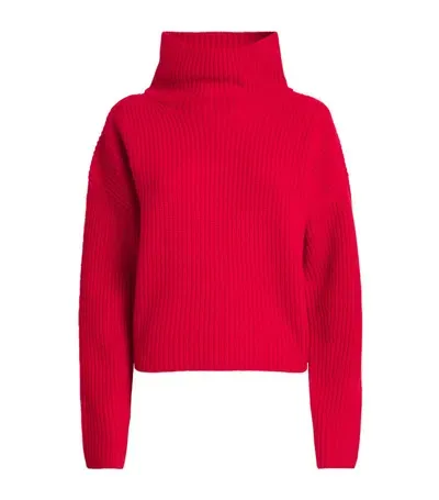 Polo Ralph Lauren Wool-cashmere Sweater In Fall Red