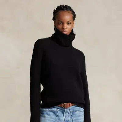 Polo Ralph Lauren Wool Rollneck Jumper In Polo Black