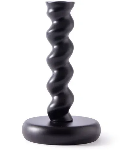 Polspotten Black Twister Candle Holder