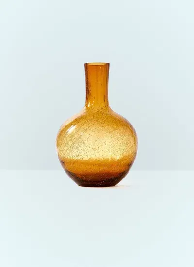 Polspotten Large Ball Body Vase In Yellow