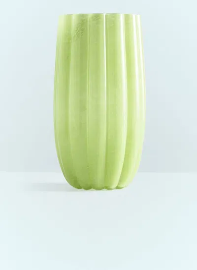 Polspotten Large Melon Vase In Green