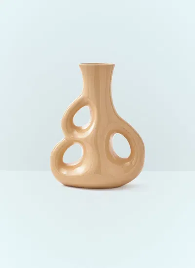 Polspotten Three Ears Vase In Neutral