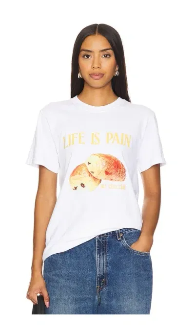 Polychrome Goods Life Is Pain T Shirt In 白色