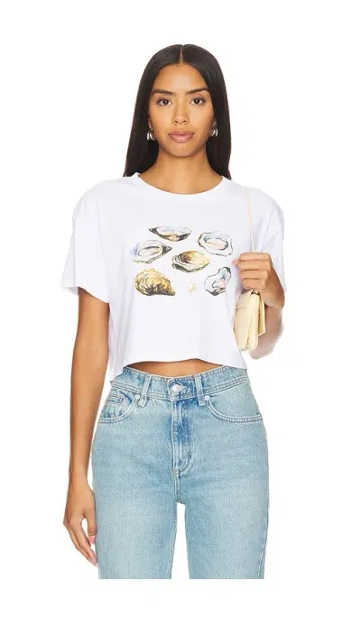 Polychrome Goods Oysters Crop Top In 白色