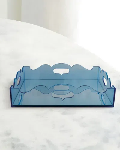 Port 68 Queen Anne Tray In Blue