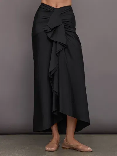 Port De Bras Barbuda Skirt In Black