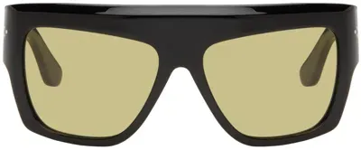 Port Tanger Black Hal Sunglasses In Black/olive