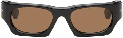 Port Tanger Black Kerewan Sunglasses In Black/tobacco