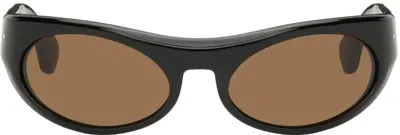 Port Tanger Black Touba Sunglasses In Black/tobacco