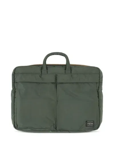 Porter-yoshida & Co Tanker 2way Briefcase In Grün