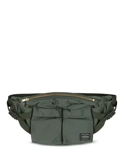 Porter-yoshida & Co Tanker Belt Bag In Green