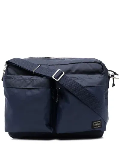 Porter Yoshida Force Shoulder Bag In Blue