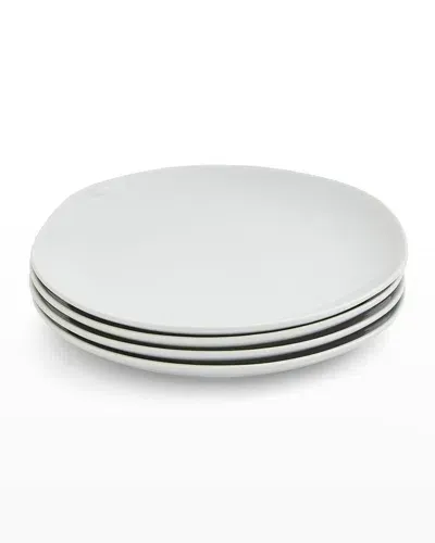 Portmeirion Sophie Conran Arbor Salad Plates, Set Of 4 In Dove Grey