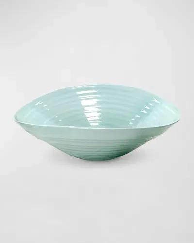 Portmeirion Sophie Conran Large Salad Bowl In Celadon