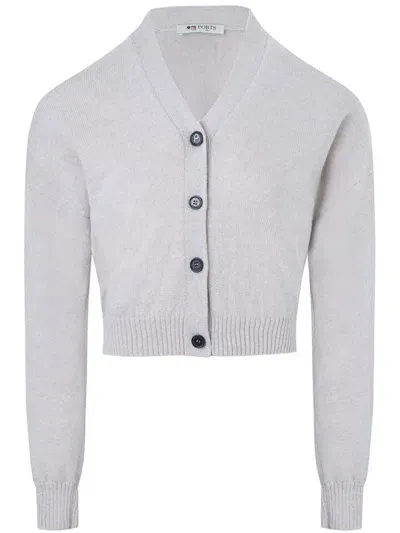 Ports 1961 Cropped Cardigan In White