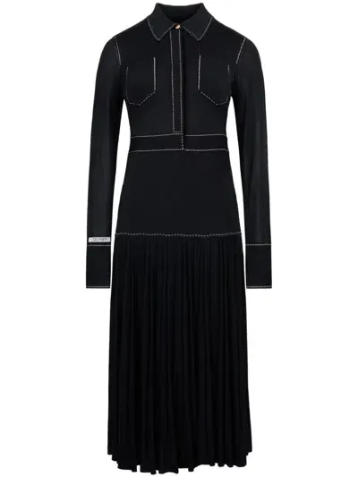 Ports 1961 Flared Dress In Black