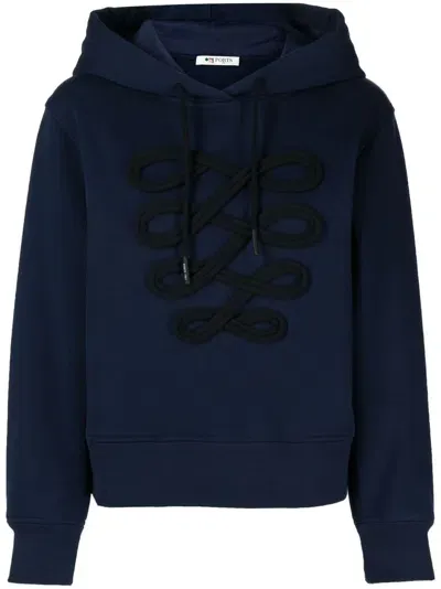 Ports 1961 Hoodie Mit Patch-detail In Blue