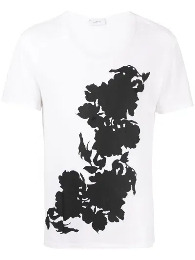 Ports V Graphic-print Short-sleeve T-shirt In White