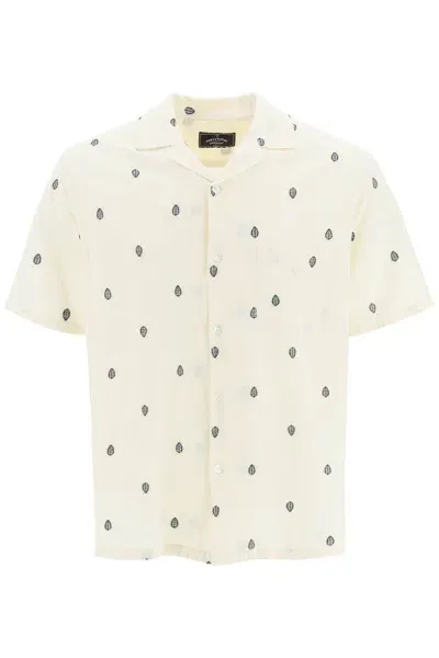 Portuguese Flannel Leaf Shirt In White