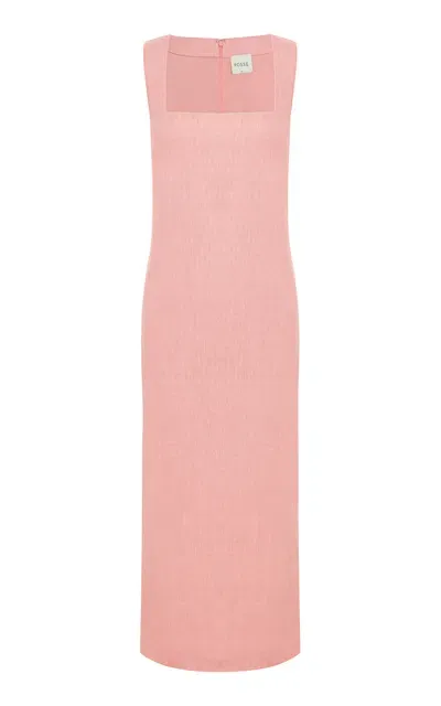 Posse Exclusive Alice Midi Dress In Pink