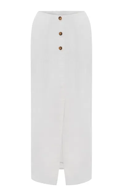 Posse Gigi Column Skirt In Ivory